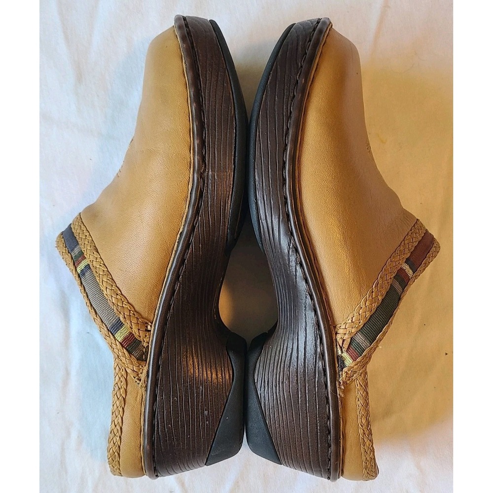 Durango Western Tan Leather Clogs Womens Shoes Slip On  8.5M RD3812 Head West - Picture 5 of 11